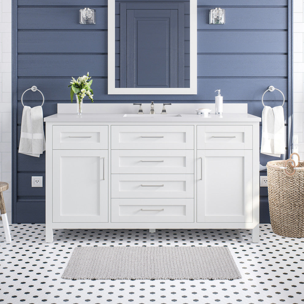 OVE Decors Tahoe II 60" Single Basin Vanity, White