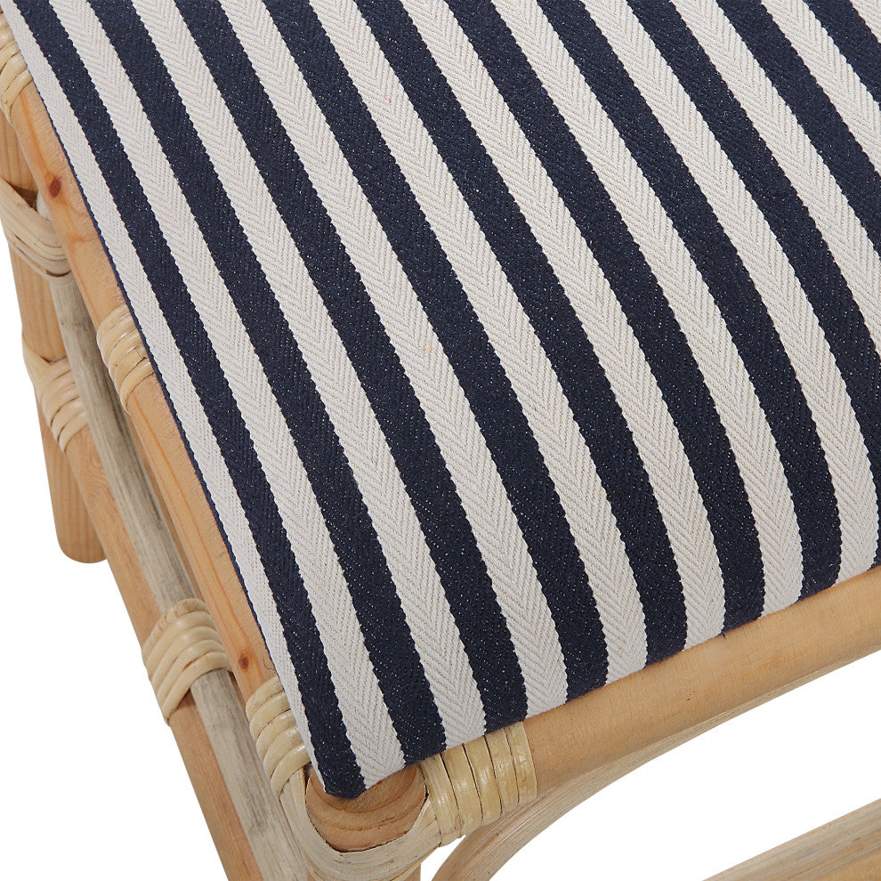 Laguna Small Bench, Striped