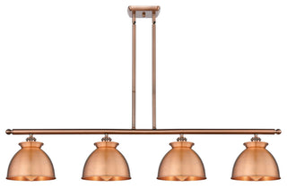 Adirondack 4-Light 48" Stem Island Light, Antique Copper Shade