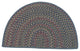 Rustic Braided Kitchen Slice, Federal Blue, 18"x30"