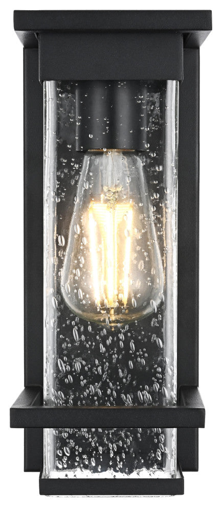 Home Living 4.5" Outdoor Wall Sconce, Black