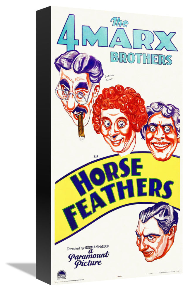 "Marx Brothers - Horse Feathers 02" Canvas by Hollywood Photo Archive, 8x16"