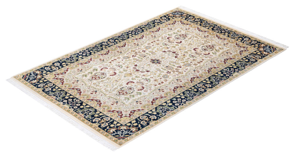 MOGUL, Hand Knotted Area Rug 6' 3" X 4' 2"