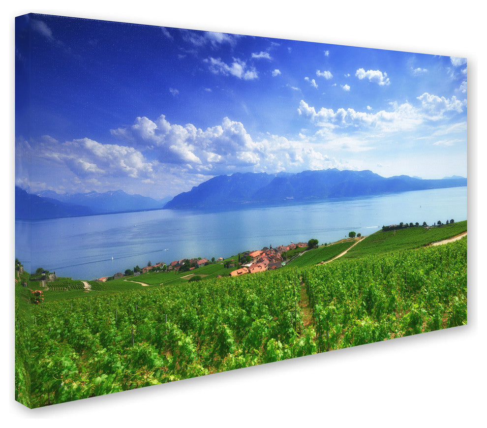 Leman Lake'' Canvas Art by Philippe Sainte-Laudy