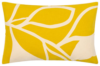 Surya Natur Mustard Pillow Shell With Polyester Insert 13"H X 20"W