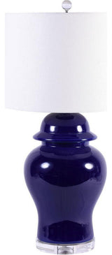 Traditional Cobalt Blue Table Lamp