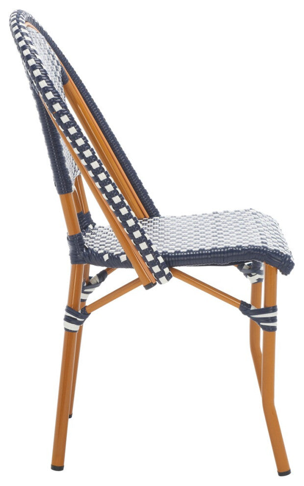 Safavieh California Side Chair, Navy / White