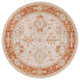 Avant Garde AVT-2312 Traditional Rust/Orange 7'10" Round Area Rug