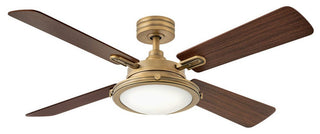 Hinkley Collier 54" Integrated LED Indoor Ceiling Fan, Heritage Brass