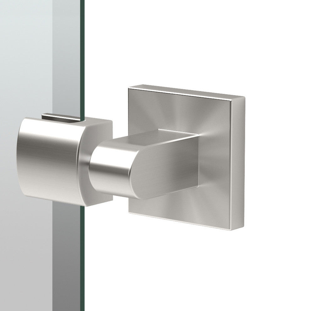 Elevate 24" Frameless Rectangle Mirror, Satin Nickel