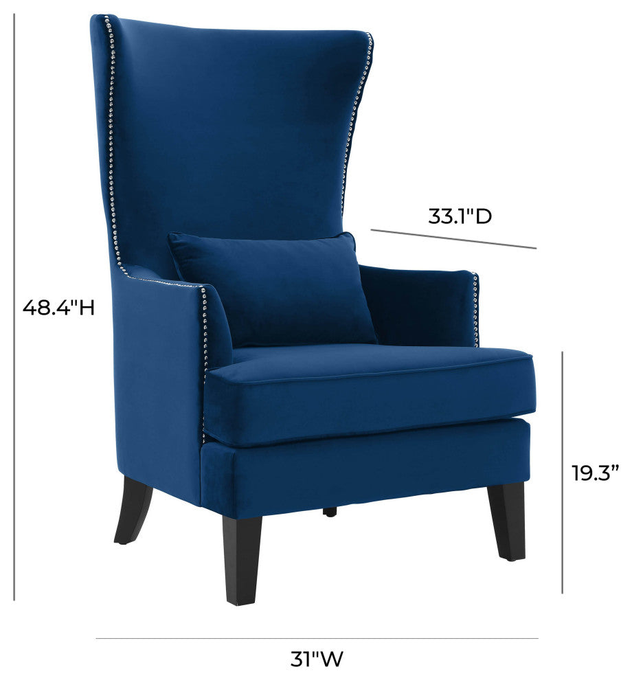 Bristol Blue Tall Chair