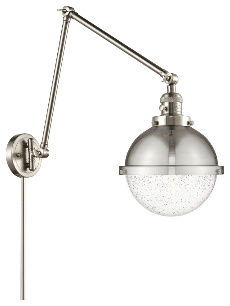 INNOVATIONS 238-SN-HFS-84-SN-LED 1-Light Swing Arm Brushed Satin Nickel