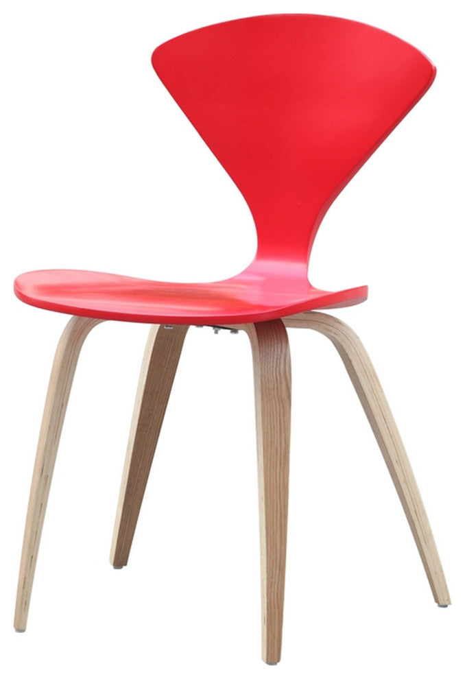 Classics Wooden Side Chair, Red