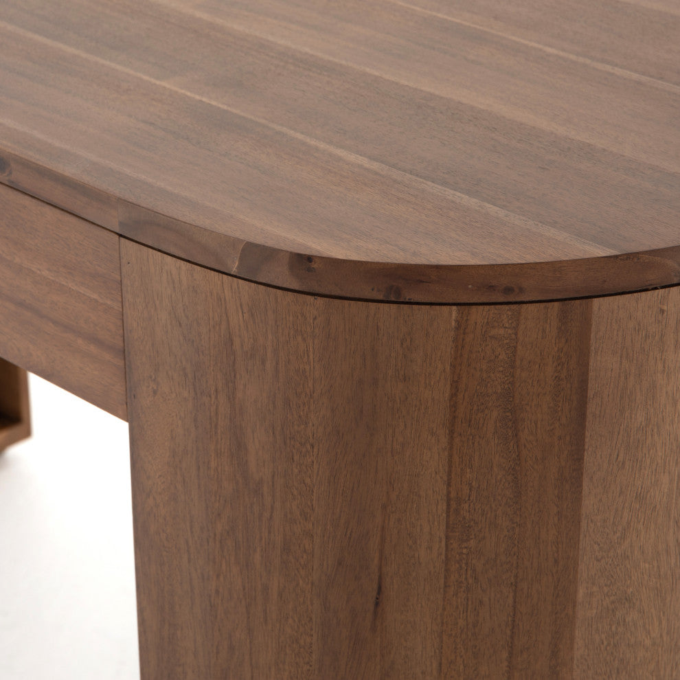 Pilar Desk-Caramel Brown Veneer