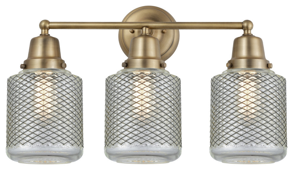 Innovations 623-3W-BB-G262 3 Light 22" Bath Vanity Light, Brushed Brass