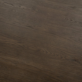 Tiber Oak Wood Round Dining Table, 55", Toasted Brown