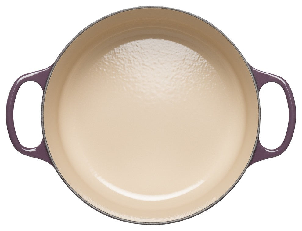 Le Creuset Signature Cast Iron Round Casserole, 26 cm, Cassis