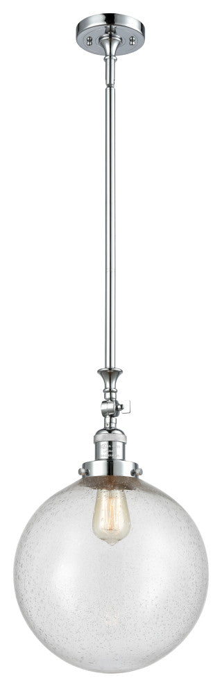Beacon Mini Pendant, Polished Chrome, Seedy