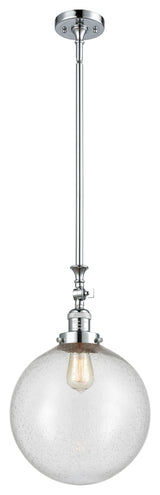 Beacon Mini Pendant, Polished Chrome, Seedy