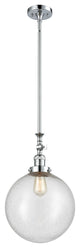 Beacon Mini Pendant, Polished Chrome, Seedy