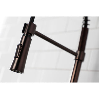 LS8675CTL Continental Single-Handle Pre-Rinse Kitchen Faucet, Oil Rubbed Bronze