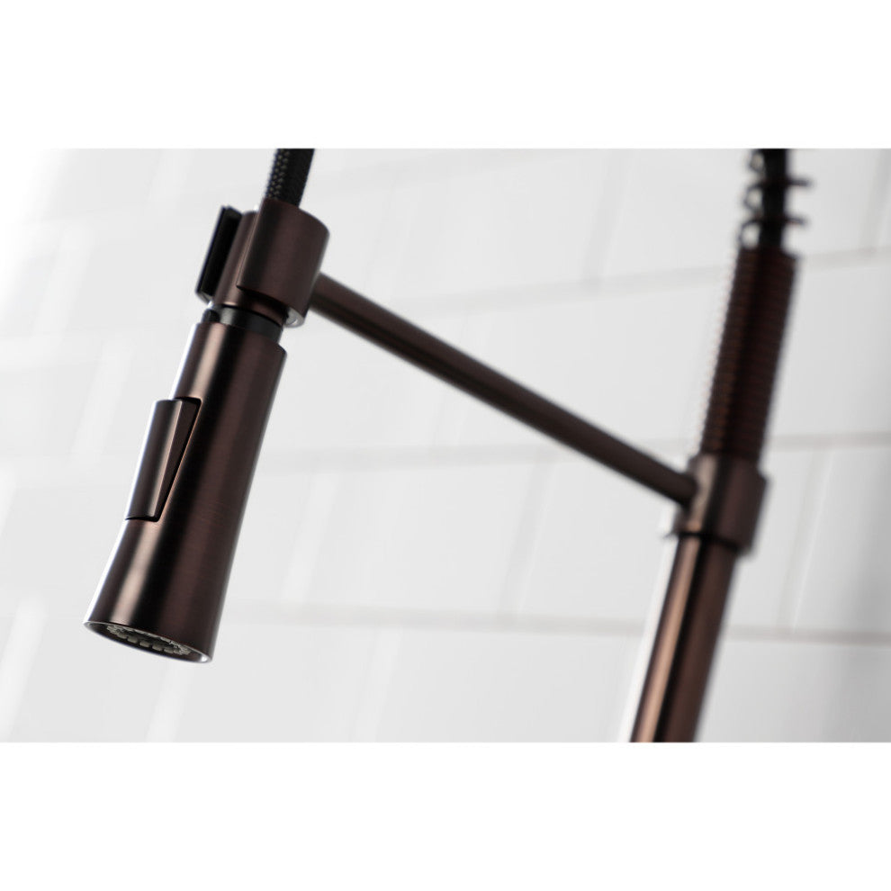 LS8675CTL Continental Single-Handle Pre-Rinse Kitchen Faucet, Oil Rubbed Bronze