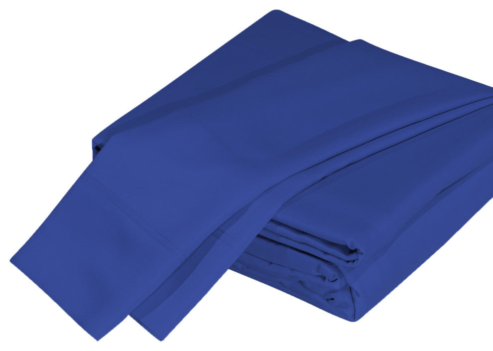 DTY Bedding Premium 4-Piece Sheet Set 100% Bamboo Viscose, Indigo, Queen