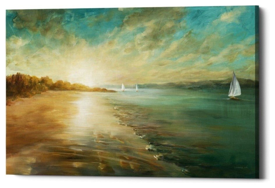 Epic Graffiti "Coastal Glow" Giclee Canvas Wall Art, 40"x60"