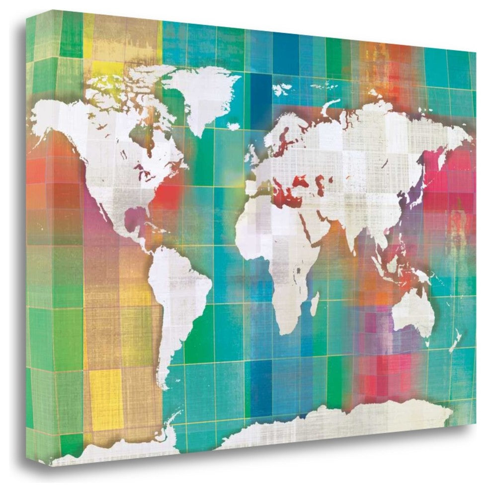 "Color My World" By Tandi Venter, Giclee Print on Gallery Wrap Canvas