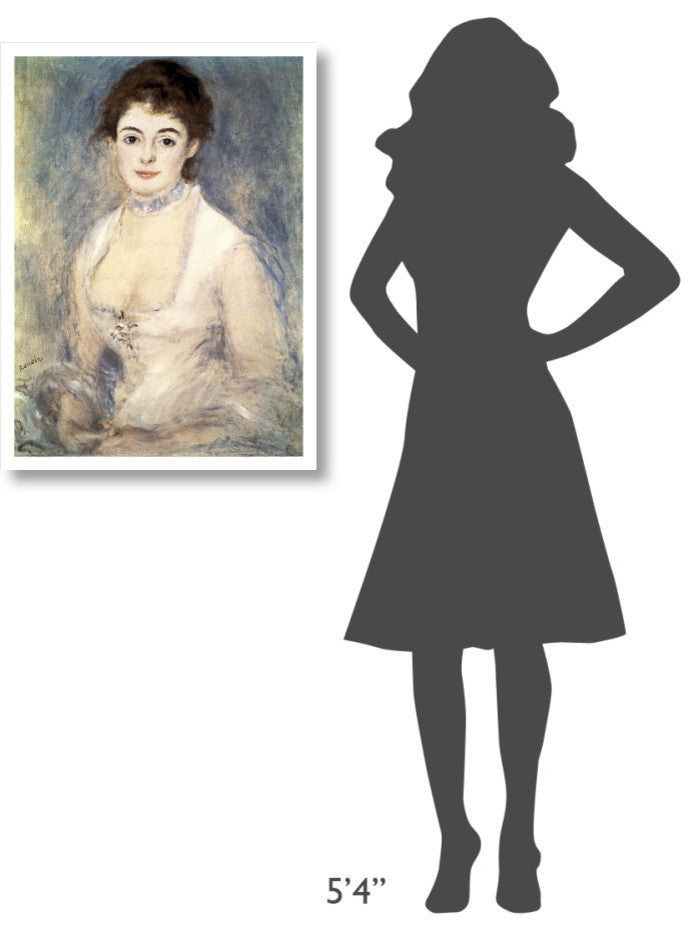 "Madame Henriot, c.1876" Digital Paper Print by Pierre-Auguste Renoir, 24"x32"