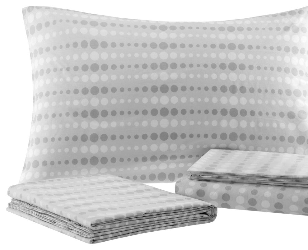 Madison Park Microfiber Printed 7-Piece Comforter Set, California King