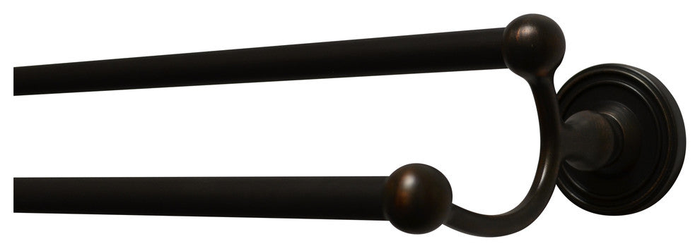 Bradford 24" Double Towel Bar, Venetian Bronze
