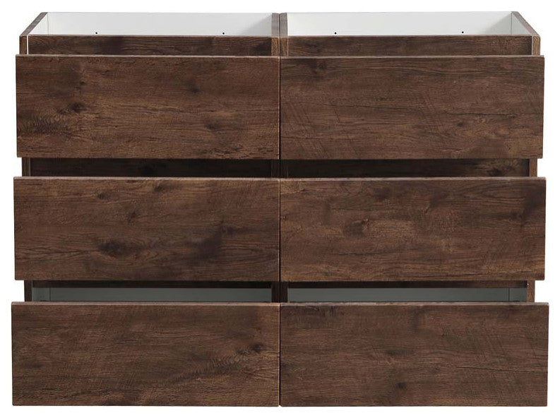 Fresca Lazzaro 48" Rosewood Double Sink Cabinet