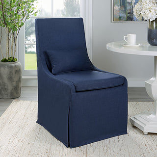 Uttermost 23726 Coley Denim Armless Chair