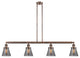 Innovations Lighting 214-Ac-S-G63 4 Light 48" Adjustable Island Light
