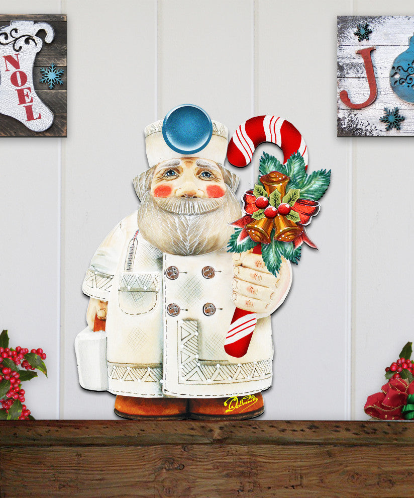 Doctor Santa Door Hanger