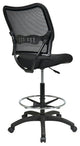 Deluxe Airgrid Back Drafting Chair With Black Mesh Seat