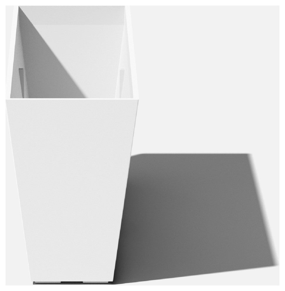Midori Trough Planter, White, 31 Inch, 1 Pack