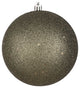 Vickerman N592025DQ 8" Limestone Sequin Ball Drilled, 1 per Bag