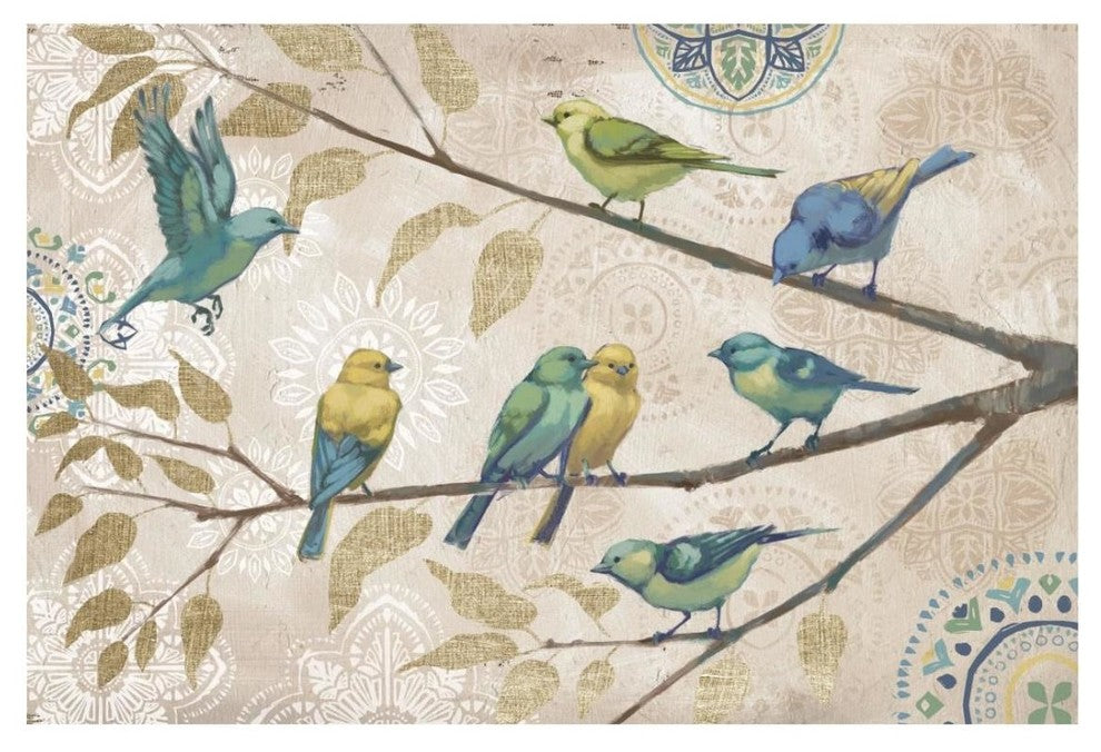 "Fly Away I With Suzani" Digital Paper Print by Janelle Penner, 26"x18"