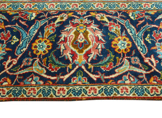 Fine Vintage Distressed Blyth Red/Navy Rug, 8'9 x 11'6