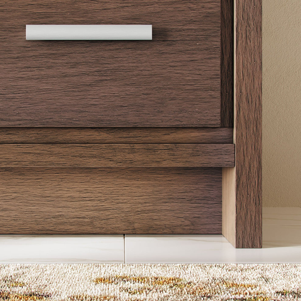 Sonora Bathroom Vanity, Rosewood, 84", Double Sink, Freestanding