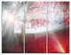 "Foggy Forest After Heavy Storm" Photo Metal Wall Art, 3 Panels, 36"x28"