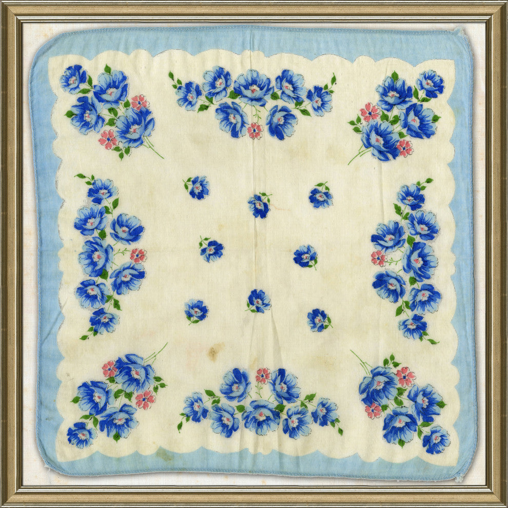 Vintage Silk Handkerchief Ii, Giclee Reproduction Artwork
