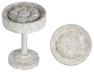 Petros Drapery Holdback Medallion, Sandstone, Set of 2