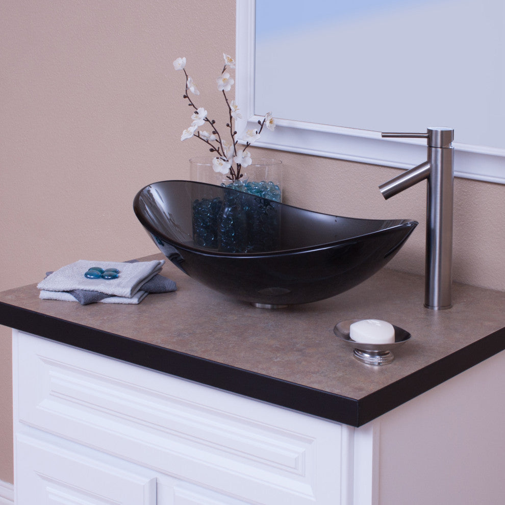Vessel Sink Pop-Up Drain without Overflow and Mounting Ring, PUD-MR, Brushed Nickel