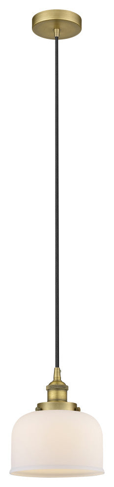 Innovations 616-1PH-BB-G71 1-Light Mini Pendant, Brushed Brass