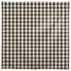 Brown Gingham Pattern 58x58 Tablecloth