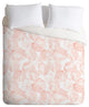 Little Arrow Design Co Watercolor Monstera, Dusty Pink Duvet Cover Set, Twin XL