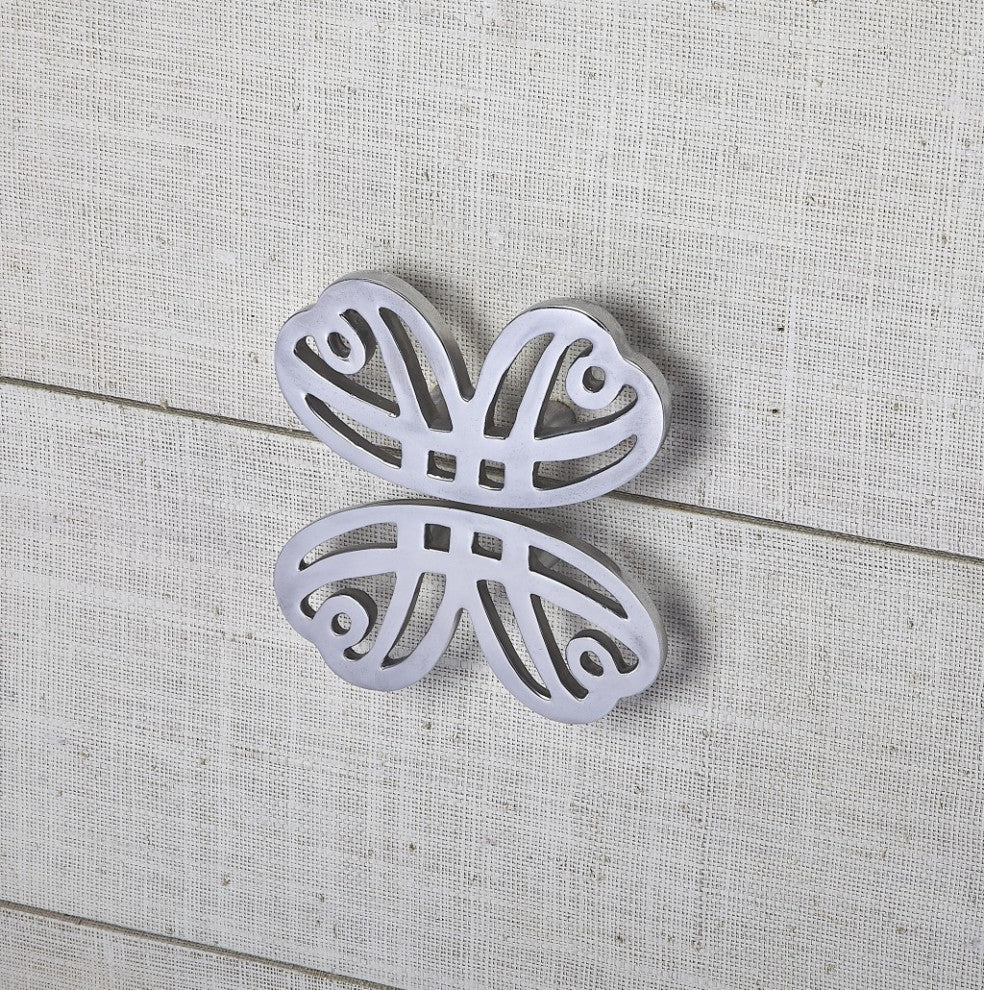 Felicia White Raffia Accent Chest